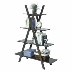 Hot Sale ✨ 59" Oxford A Bookshelf Espresso - Breighton Home 🔔