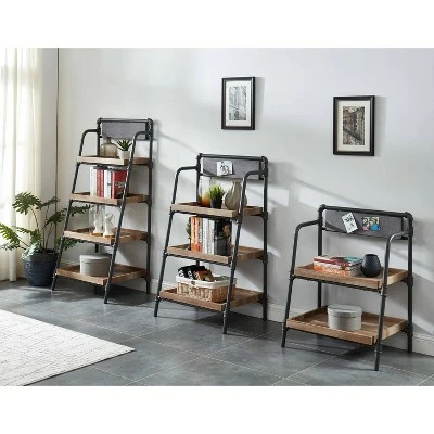 Budget 🧨 Mack Rustic Bookcase Light Copper - HOMES: Inside + Out 🥰 4 Budget 🧨 Mack Rustic Bookcase Light Copper - HOMES: Inside + Out 🥰 - Image 2