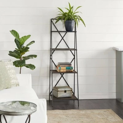 Cheap ๐ Olivia & May Industrial Metal Wall Shelf Black - Olivia & May ๐ 3 Cheap ๐ Olivia & May Industrial Metal Wall Shelf Black - Olivia & May ๐