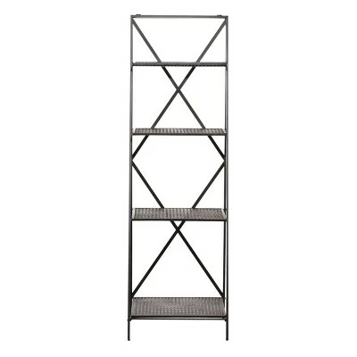 Cheap ๐ Olivia & May Industrial Metal Wall Shelf Black - Olivia & May ๐ 5 Cheap ๐ Olivia & May Industrial Metal Wall Shelf Black - Olivia & May ๐ - Image 3