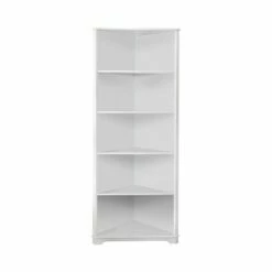 Best deal 💯 78" Mcafee Contemporary 5 Tier Corner Bookshelf - HOMES: Inside + Out White 🔥 -Bookshelves And Bookcases store unnamed file 4804