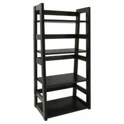 Best Pirce 💯 44.25" Designs2Go Trestle Bookcase - Breighton Home White 🧨 -Bookshelves And Bookcases store unnamed file 4817