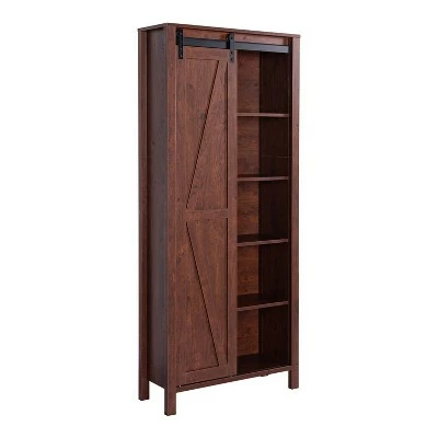 Promo โญ 72" Arbolada Sliding Door Bookcase - HOMES: Inside + Out White Oak ๐ 3 Promo โญ 72" Arbolada Sliding Door Bookcase - HOMES: Inside + Out White Oak ๐