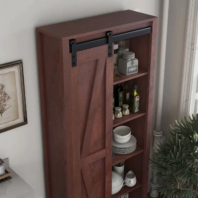 Promo โญ 72" Arbolada Sliding Door Bookcase - HOMES: Inside + Out White Oak ๐ 8 Promo โญ 72" Arbolada Sliding Door Bookcase - HOMES: Inside + Out White Oak ๐ - Image 6