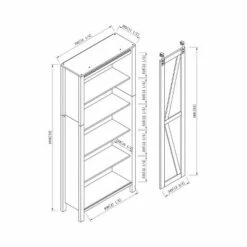 Promo โญ 72" Arbolada Sliding Door Bookcase - HOMES: Inside + Out White Oak ๐ 17 Promo โญ 72" Arbolada Sliding Door Bookcase - HOMES: Inside + Out White Oak ๐ -Bookshelves And Bookcases store unnamed file 4827