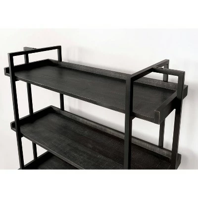 Coupon ๐ 72" Forest 5 Tier Ladder Shelf Black - HOMES: Inside + Out ๐ 4 Coupon ๐ 72" Forest 5 Tier Ladder Shelf Black - HOMES: Inside + Out ๐ - Image 2