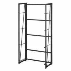 Promo ⌛ Xtra Folding 4 Tier Bookshelf - Breighton Home Gray 🔔 -Bookshelves And Bookcases store unnamed file 4889