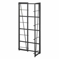 Promo ⌛ Xtra Folding 4 Tier Bookshelf - Breighton Home Gray 🔔 -Bookshelves And Bookcases store unnamed file 4890