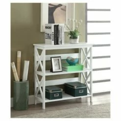 Cheap 👍 32.5" Oxford 3 Tier Bookcase White - Breighton Home 👍 -Bookshelves And Bookcases store unnamed file 4929