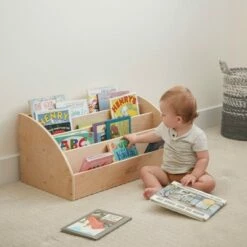 Coupon 🔥 ECR4Kids Birch Toddler Book Display Stand, 4-Shelf Wood Book Shelf for Kids 👍 -Bookshelves And Bookcases store unnamed file 495