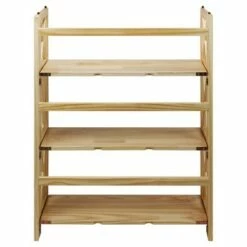 Wholesale ⭐ 38" 3-Shelf Folding Bookcase - Flora Home Natural 💯 -Bookshelves And Bookcases store unnamed file 4960