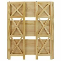 Wholesale ⭐ 38" 3-Shelf Folding Bookcase - Flora Home Natural 💯 -Bookshelves And Bookcases store unnamed file 4961