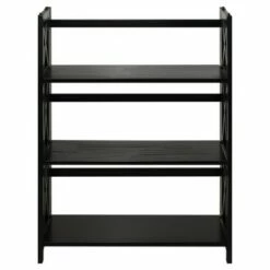 Wholesale ⭐ 38" 3-Shelf Folding Bookcase - Flora Home Natural 💯 -Bookshelves And Bookcases store unnamed file 4966