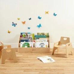 Coupon 🔥 ECR4Kids Birch Toddler Book Display Stand, 4-Shelf Wood Book Shelf for Kids 👍 -Bookshelves And Bookcases store unnamed file 497