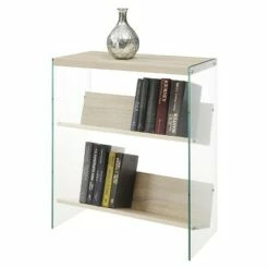 Outlet ❤️ 27.75" SoHo Bookcase Weathered White - Breighton Home 🎁