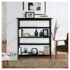 Hot Sale 🎁 Flora Home 33.5" 3 Tier Mission Style Shelf 🧨 -Bookshelves And Bookcases store unnamed file 4988