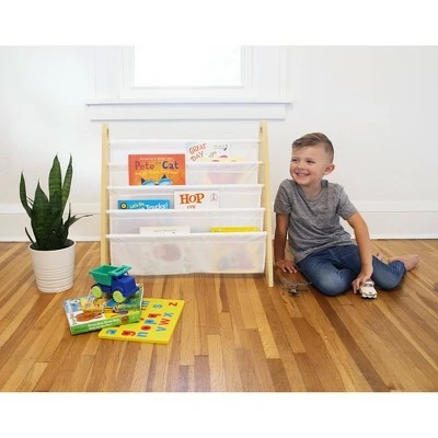 Best deal π₯ Modern Sling Bookshelf Natural/White - WildKin π 4 Best deal π₯ Modern Sling Bookshelf Natural/White - WildKin π - Image 2