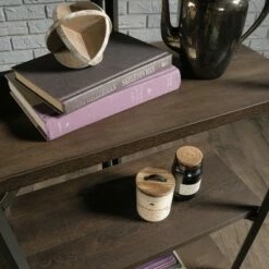 Promo 👏 60" North Avenue Bookshelf Smoked Oak - Sauder 🤩 -Bookshelves And Bookcases store unnamed file 5007