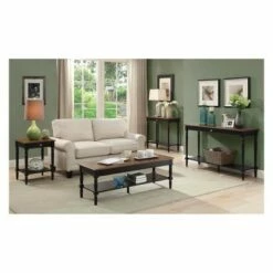 Cheapest 💯 72.25" French Country Bookshelf Ladder Dark Walnut/Black - Breighton Home 👏 -Bookshelves And Bookcases store unnamed file 5013