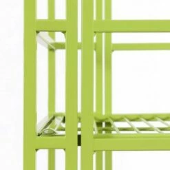 Buy 🥰 45" Xtra Storage 4 Tier Folding Metal Shelf Lime - Breighton Home 🛒 -Bookshelves And Bookcases store unnamed file 5017