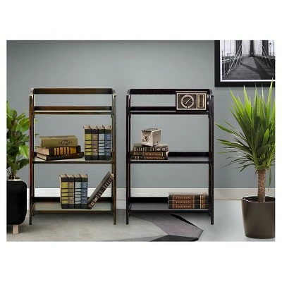 Promo ⭐ Flora Home Stratford 36" 3 Shelf Folding Bookcase 😍 6 Promo ⭐ Flora Home Stratford 36" 3 Shelf Folding Bookcase 😍 - Image 4
