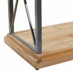 Budget ⭐ Olivia & May 60" Industrial Bookshelf with 4 Shelves Brown - Olivia & May 😀 -Bookshelves And Bookcases store unnamed file 5079