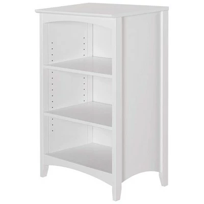 Wholesale 🥰 Camaflexi 3 Tier Shaker Style Open Storage Organization Bookshelf Wood Bookcase Shelf Unit w/ 2 Adjustable and 1 Fixed Shelves, White Finish ✔️ 4 Wholesale 🥰 Camaflexi 3 Tier Shaker Style Open Storage Organization Bookshelf Wood Bookcase Shelf Unit w/ 2 Adjustable and 1 Fixed Shelves, White Finish ✔️ - Image 2