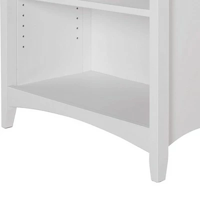 Wholesale 🥰 Camaflexi 3 Tier Shaker Style Open Storage Organization Bookshelf Wood Bookcase Shelf Unit w/ 2 Adjustable and 1 Fixed Shelves, White Finish ✔️ 6 Wholesale 🥰 Camaflexi 3 Tier Shaker Style Open Storage Organization Bookshelf Wood Bookcase Shelf Unit w/ 2 Adjustable and 1 Fixed Shelves, White Finish ✔️ - Image 4