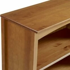 Flash Sale ✔️ Camaflexi 3 Tier Shaker Style Open Storage Organization Bookshelf Wood Bookcase Shelf Unit w/ 2 Adjustable and 1 Fixed Shelves, Brown Cherry Finish 🎁 -Bookshelves And Bookcases store unnamed file 5104