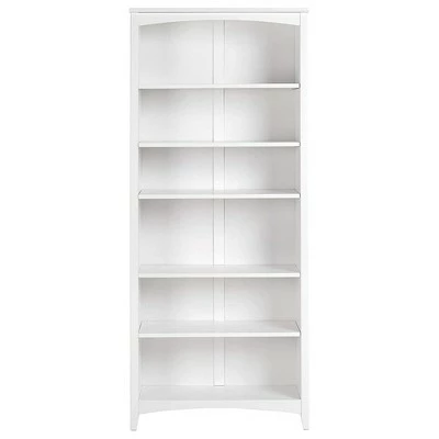 Buy π Camaflexi 6 Tier Shaker Style Open Storage Organization Bookshelf Wood Bookcase Shelf Unit w/ 4 Adjustable and 2 Fixed Shelves, White Finish π 3 Buy π Camaflexi 6 Tier Shaker Style Open Storage Organization Bookshelf Wood Bookcase Shelf Unit w/ 4 Adjustable and 2 Fixed Shelves, White Finish π