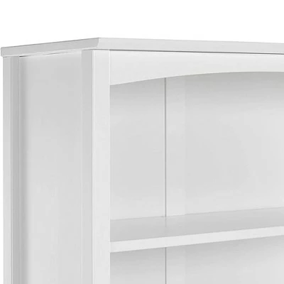 Buy π Camaflexi 6 Tier Shaker Style Open Storage Organization Bookshelf Wood Bookcase Shelf Unit w/ 4 Adjustable and 2 Fixed Shelves, White Finish π 6 Buy π Camaflexi 6 Tier Shaker Style Open Storage Organization Bookshelf Wood Bookcase Shelf Unit w/ 4 Adjustable and 2 Fixed Shelves, White Finish π - Image 4
