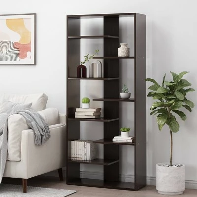 Best reviews of π 71" Sparks Modern Geometric High Shelf Bookcase Dark Gray - Christopher Knight Home π 3 Best reviews of π 71" Sparks Modern Geometric High Shelf Bookcase Dark Gray - Christopher Knight Home π