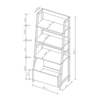 Brand new π Bly Kids' Bookshelf with Storage White - Pillowfort™ π 7 Brand new π Bly Kids' Bookshelf with Storage White - Pillowfort™ π - Image 5