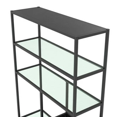Coupon π Room & Joy 72" Eos Bookcase Etagere Marble/Glass Black - Room & Joy π― 5 Coupon π Room & Joy 72" Eos Bookcase Etagere Marble/Glass Black - Room & Joy π― - Image 3