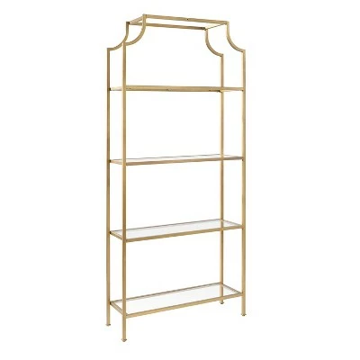 Flash Sale π 80.5" Aimee Etagere Gold - Crosley βοΈ 6 Flash Sale π 80.5" Aimee Etagere Gold - Crosley βοΈ - Image 4