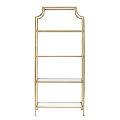 Flash Sale π 80.5" Aimee Etagere Gold - Crosley βοΈ 7 Flash Sale π 80.5" Aimee Etagere Gold - Crosley βοΈ - Image 5