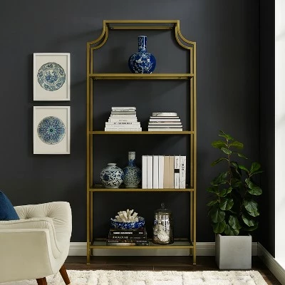 Flash Sale π 80.5" Aimee Etagere Gold - Crosley βοΈ 8 Flash Sale π 80.5" Aimee Etagere Gold - Crosley βοΈ - Image 6