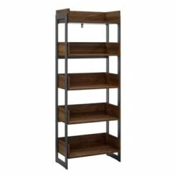 Promo 🌟 64" Remington Modern Industrial Box Shelf Bookcase - Saracina Home Gray Wash 🔥 -Bookshelves And Bookcases store unnamed file 5224