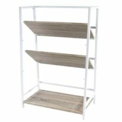 Cheap 🔥 Atlantic Folding 3-Tier Shelf - urb SPACE White ⌛