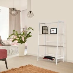 Cheap 🔥 Atlantic Folding 3-Tier Shelf - urb SPACE White ⌛ -Bookshelves And Bookcases store unnamed file 5250