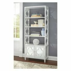 Cheapest 🔥 72" Broadway Bookshelf White - Lifestorey ⭐