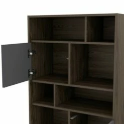 Coupon 🧨 67" Aster 7 Tier Shelf Bookshelf Brown - RST Brands ⌛ -Bookshelves And Bookcases store unnamed file 5257