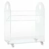 Outlet ✨ Babyletto Presto Acrylic Bookcase and Cart - Clear 👏