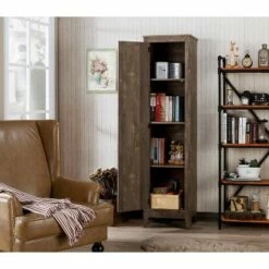 Hot Sale ❤️ 70.86" Doney 4 Shelf Bookcase Oak - miBasics ✔️ -Bookshelves And Bookcases store unnamed file 5334