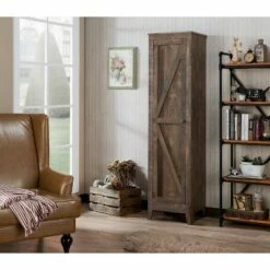 Hot Sale ❤️ 70.86" Doney 4 Shelf Bookcase Oak - miBasics ✔️ -Bookshelves And Bookcases store unnamed file 5335