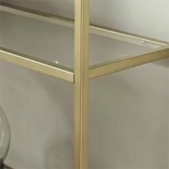 Buy 🎉 Metal Glass Bookcase in Antique Gold - Pemberly Row 🎁 -Bookshelves And Bookcases store unnamed file 5355