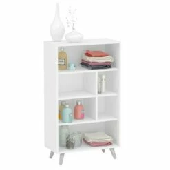 Best deal 🛒 40.75" Monterey 4 Shelf Bookshelf White - Chique 🛒
