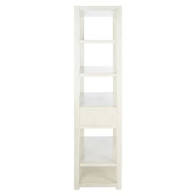Cheapest ๐คฉ 70" Johni 1 Drawer and 5 Shelves Etagere - Safavieh Antique White ๐ 6 Cheapest ๐คฉ 70" Johni 1 Drawer and 5 Shelves Etagere - Safavieh Antique White ๐ - Image 4