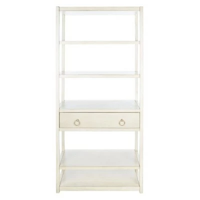 Cheapest ๐คฉ 70" Johni 1 Drawer and 5 Shelves Etagere - Safavieh Antique White ๐ 14 Cheapest ๐คฉ 70" Johni 1 Drawer and 5 Shelves Etagere - Safavieh Antique White ๐ - Image 12