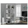 Coupon 👏 71" Hollow Core Bookcase - White/Gray - EveryRoom 👏 -Bookshelves And Bookcases store unnamed file 5400
